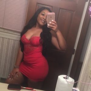 Red lace Allison dress